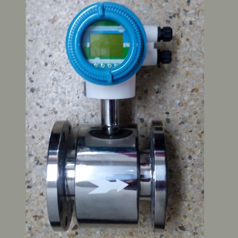 全不锈钢304壳体电磁流量计 四氟衬里 316L电极 智能型电磁流量计