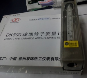 下进上出型引进流量计DK800-6F 内螺纹连接 四氟密封耐腐流量计