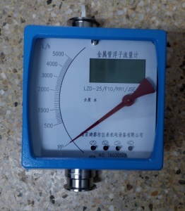 卫生型金属管浮子流量计 液晶显示 卫生卡盘50.5mm 64mm流量计