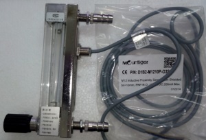 DK800-4K带报警玻璃管浮子流量计,不锈钢带报警流量计