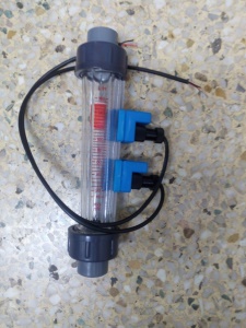 LZSK2塑料管浮子流量计 带感应器塑管转子流量计 带1点报警流量计