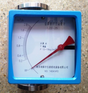 LZZ-25金属管浮子流量计 现场显示 水 0.2-2m3/h 金属转子流量计