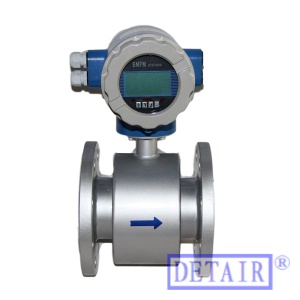 钽电极智能电磁流量计 内衬四氟 现场显示 一体型电磁流量计