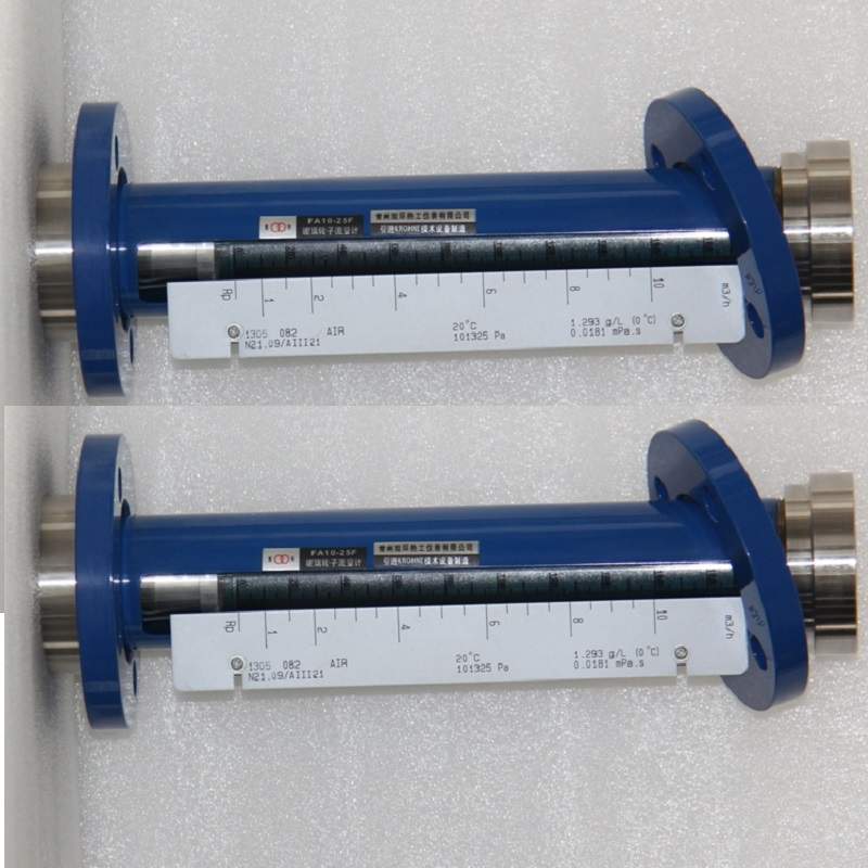 FA10-15引进流量计,DN15活动法兰连接,铝合金接头玻璃转子流量计