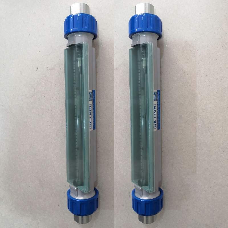 LZB-G20-15/25/40/50玻璃管浮子流量计,总长375mm,玻璃转子流量计
