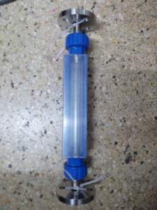 F20-15F玻璃转子流量计气体液体,铸铝外壳,不锈钢法兰流量计