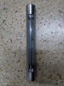 V30S-50全不锈钢玻璃转子流量计,G2寸内螺纹,总长380mm玻璃流量计
