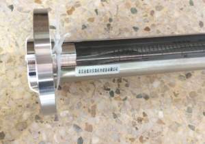 FA10F-15全不锈钢玻璃转子流量计,总长310mm,DN15活动法兰流量计