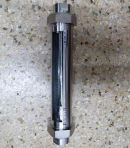 VA10F-40全不锈钢玻璃转子流量计,G11/2内螺纹,总长度428mm流量计