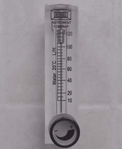 LZM-4T有机玻璃流量计,带调节阀,中心距76mm,M18*1.5-G1/4流量计
