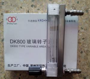 常州双环牌DK800-4玻璃转子流量计 不锈钢调节阀,液体气体流量计