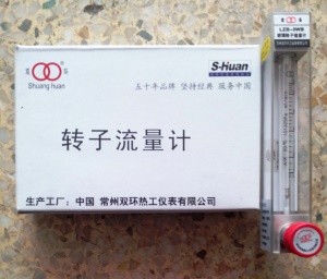 常州双环牌 LZB-6WF耐腐型微小玻璃管浮子流量计 玻璃转子流量计