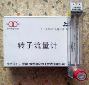 常州双环牌 LZB-6WF耐腐型微小玻璃管浮子流量计 玻璃转子流量计