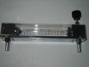 LZJ-10双环玻璃转子流量计,245mm总长,液体气体,老款外形流量计