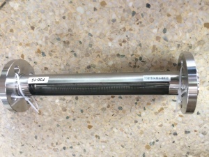 F30-15F全不锈钢玻璃转子流量计,DN15口径,活动法兰,310mm流量计