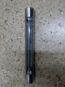 V30S-15全不锈钢玻璃转子流量计,G1/2内螺纹,长344mm玻璃管流量计
