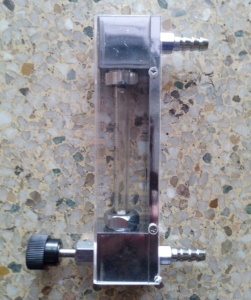 老款LZJ-6玻璃管浮子流量计,调节阀,总长171mm,中心距145mm流量计