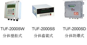 TUF-2000H手持式超声波流量计,中型传感器, 高温-40-160℃流量计