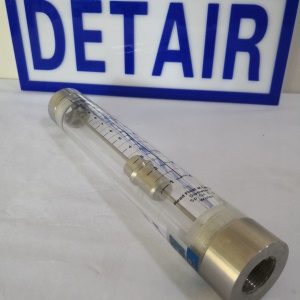 LZM-25G-F不锈钢有机管道流量计,圆型有机玻璃,G1寸不锈钢内螺纹