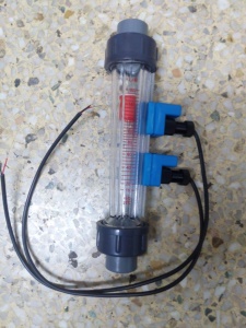 LZSK2塑料管浮子流量计,带感应器塑管转子流量计,带1点报警流量计