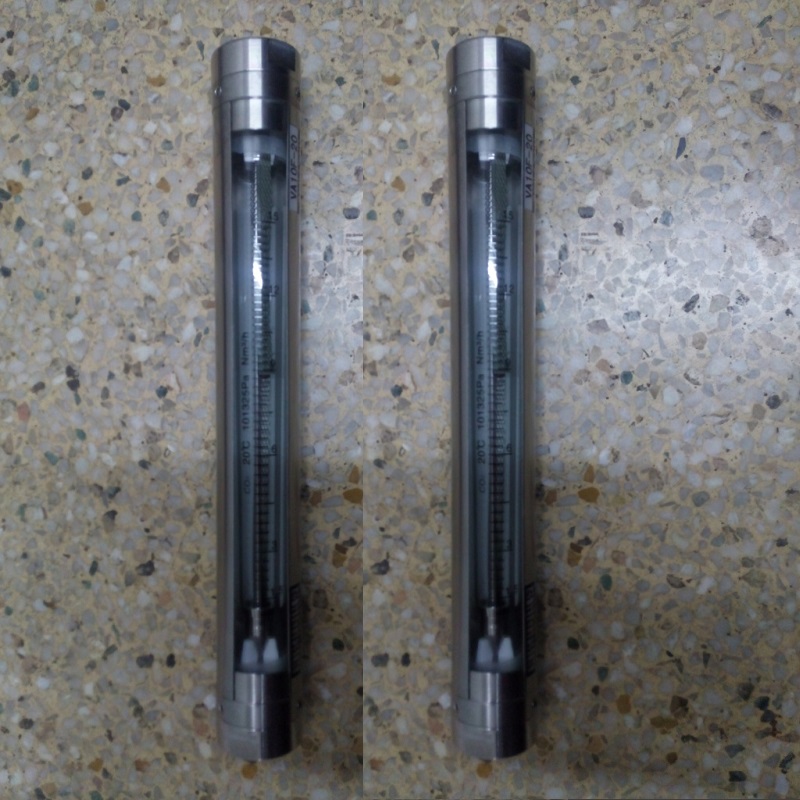 V30S-15全不锈钢玻璃转子流量计,G1/2内螺纹,长344mm玻璃管流量计