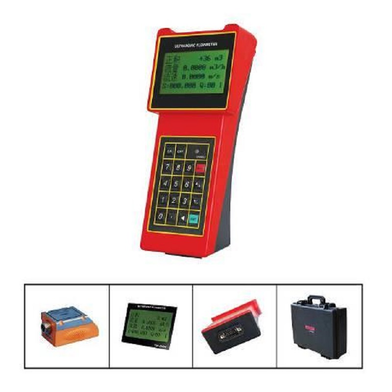 TUF-2000H手持式超声波流量计,中型传感器, 高温-40-160℃流量计