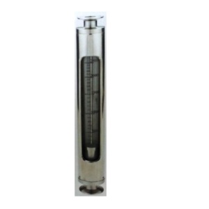 不锈钢卫生型玻璃转子流量计,卫生快装,卡盘50.5mm DN15流量计
