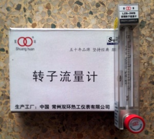 LZB-3WBF防腐玻璃转子流量计,带控制阀,气体液体,常州双环流量计