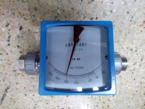 LZZ-25H水平型金属管浮子流量计,不锈钢螺纹连接流量计