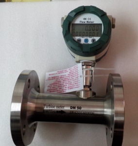 LWQ-50C 气体涡轮流量计,现场液晶显示,不锈钢,远传信号流量计