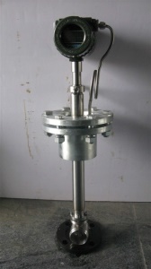 简易型插入式涡街流量计LUGB3350P2,现场显示,带4-20mA流量计