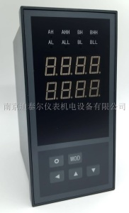 XSD2两通道仪表,差值,和值,平均值运算及比较,光柱等双通道数显仪