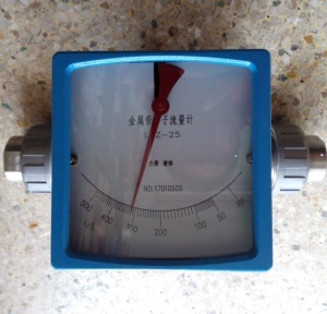 LZZ-25H水平型金属管浮子流量计,不锈钢螺纹连接流量计
