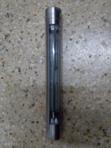 V30S-15全不锈钢玻璃转子流量计,G1/2内螺纹,长344mm玻璃管流量计