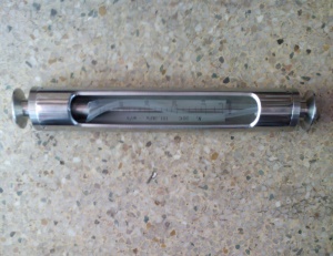 不锈钢卫生型玻璃转子流量计,卫生快装,卡盘50.5mm DN25流量计