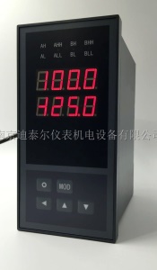 XSD2两通道仪表,差值,和值,平均值运算及比较,光柱等双通道数显仪