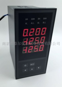 XSD3三通道智能仪表,功能型多种尺寸,可选通讯,变送,报警,打印