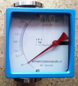 LZZ-H水平型金属管浮子流量计,不锈钢材质水平连接,无信号流量计