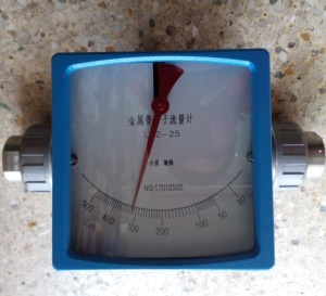 LZZ-25H水平型金属管浮子流量计,不锈钢螺纹连接流量计