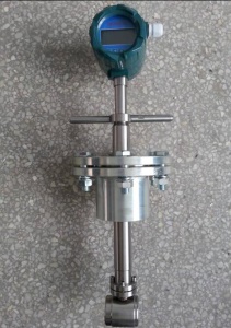 简易型插入式涡街流量计LUGB3350P2,现场显示,带4-20mA流量计