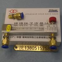玻璃转子流量计LZB-3WB/4WB/6WB/10WB卡套接头 快插接头 不锈钢快拧 外螺纹接口流量计