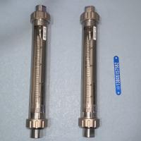 VA10F-15全不锈钢玻璃转子流量计,G1/2内螺纹,长度375mm流量计