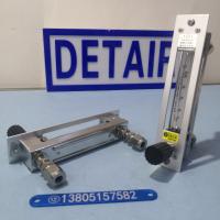 DK800-6F面板式玻璃管浮子流量计,卡套连接型引进不锈钢玻璃转子流量计