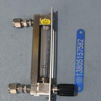 DK800-6F面板式玻璃管浮子流量计,卡套连接型引进不锈钢玻璃转子流量计