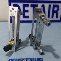 DK800-6F面板式玻璃管浮子流量计,卡套连接型引进不锈钢玻璃转子流量计