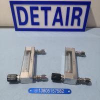KD800-6F玻璃管浮子流量计,不锈钢卡套连接耐腐型玻璃转子流量计
