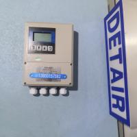 分体式电磁流量计YDLD 10m电缆 不锈钢316L电极 衬四氟 方型表头 法兰智能电磁流量计