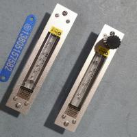 常州双环DK800-6F面板式玻璃转子流量计, 面板安装不锈钢玻璃管浮子流量计