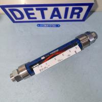 常州双环VA10-25F防腐玻璃转子流量计,G1寸不锈钢内螺纹,玻璃管浮子流量计