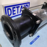 常州双环LZB-100玻璃管浮子流量计,过渡型570mm总长玻璃转子流量计